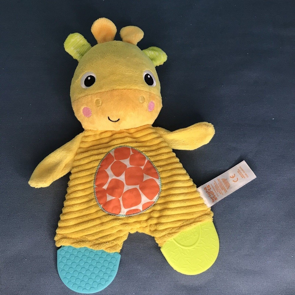 Bright Starts Snuggle & Teethe Plush Teether Toy - Giraffe Lovey